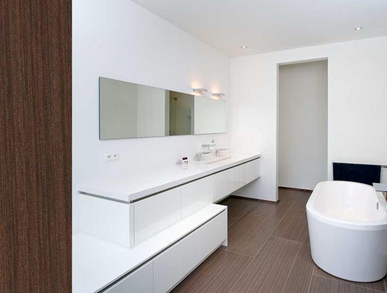 Woodstone Wengue badkamer Onderbouw Wasbak Badkamer ~ Woodstone Wengue badkamer