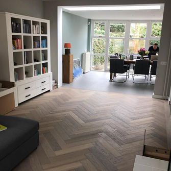 MoreFloors ook voor eiken houten visgraat vloeren