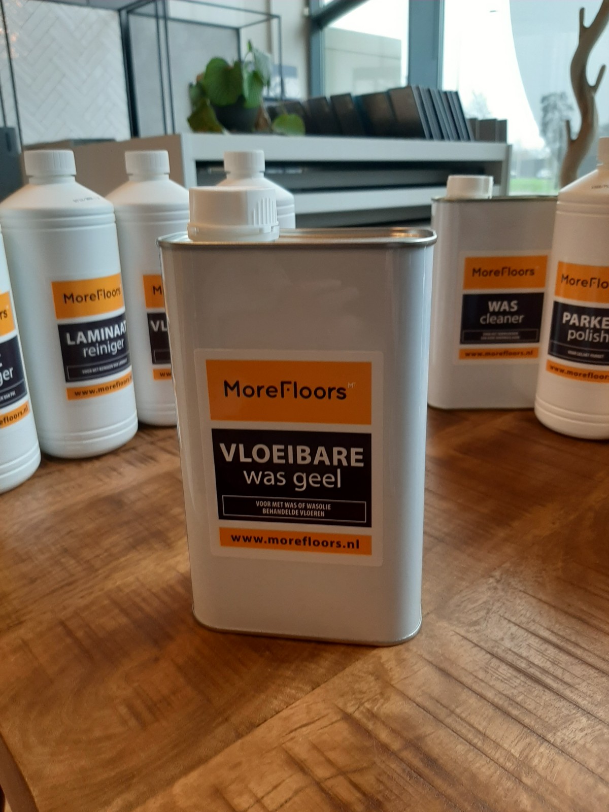 MoreFloors eigen merk Vloeibare Was voor hout en marmoleum vloeren